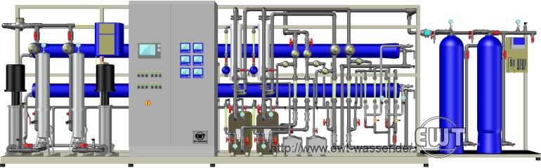 demineralisation plant for make-up water